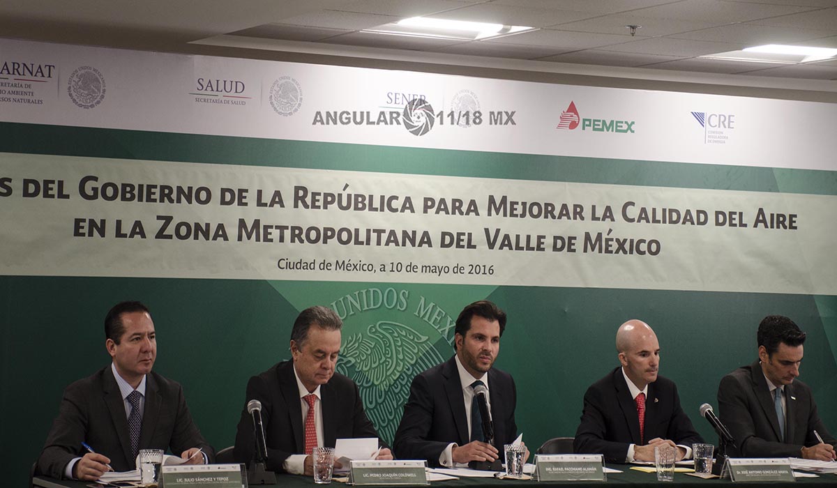 El Gobierno de la República presenta acciones para Mejorar la Calidad del Aire en la Zona Metropolitana del Valle de México.