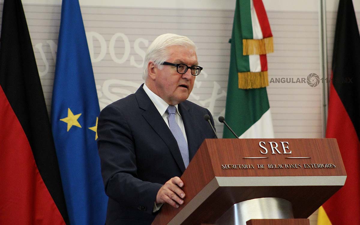 El Ministro Federal de Relaciones Exteriores de Alemania Frank-Walter Steinmeier está de visita en México