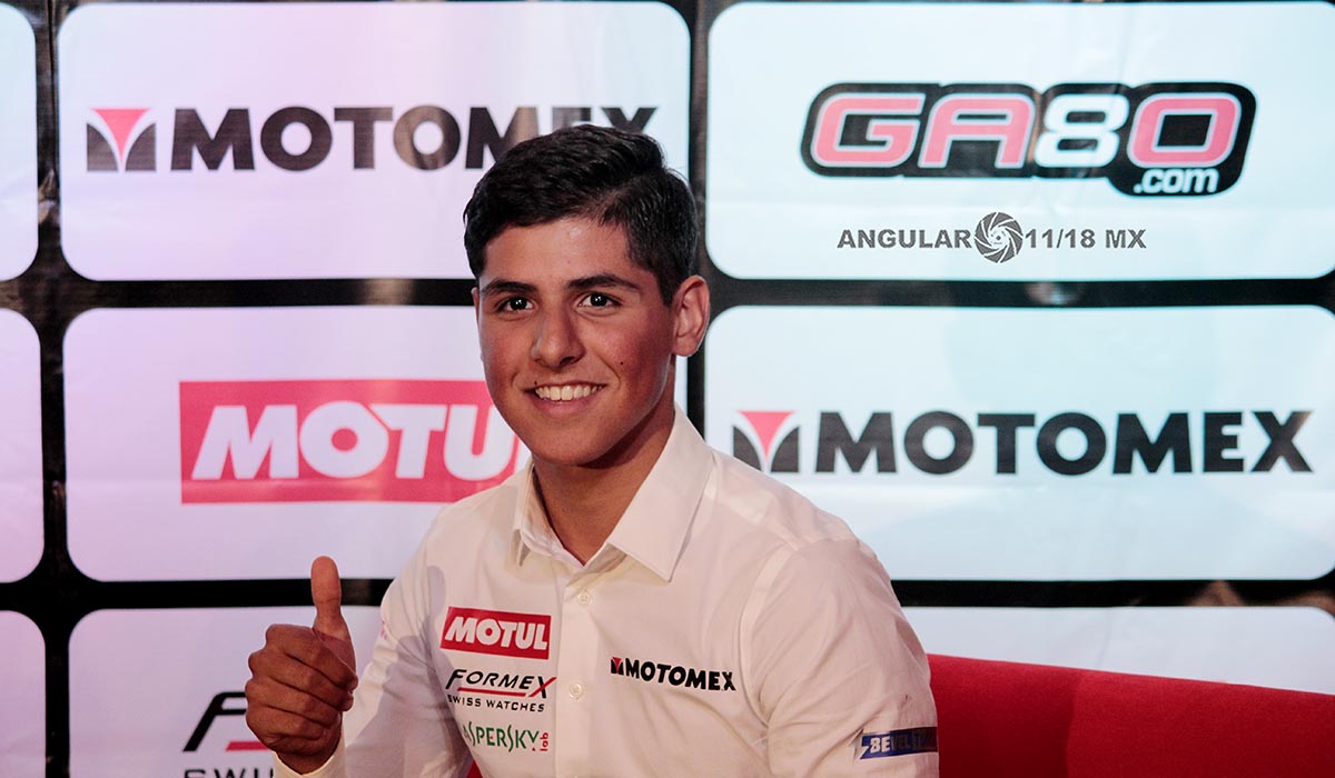 Gabriel Martínez-Abrego se convertirá en el primer piloto mexicano en disputar una carrera del Campeonato Mundial de Motociclismo