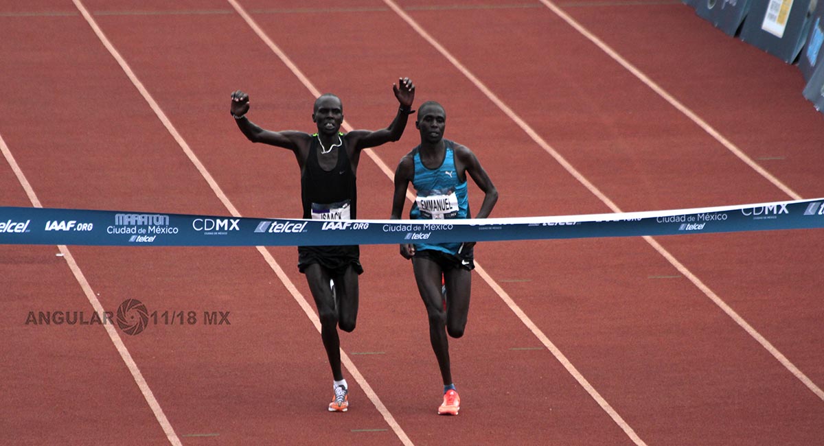 Emmanuel Mnangat, de Kenia es el ganador  de la 34 Edición del Maratón de la Ciudad de México