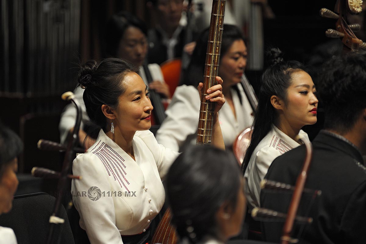 Se presentó en el  Palacio de Bellas Artes la Orquesta Tradicional Nacional de China