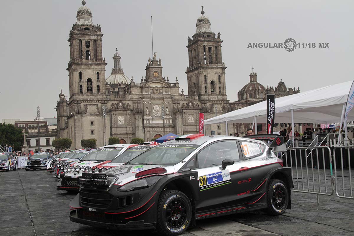 Inicia el Campeonato Mundial de Rally 2017  en el Centro Histórico de la Ciudad de México