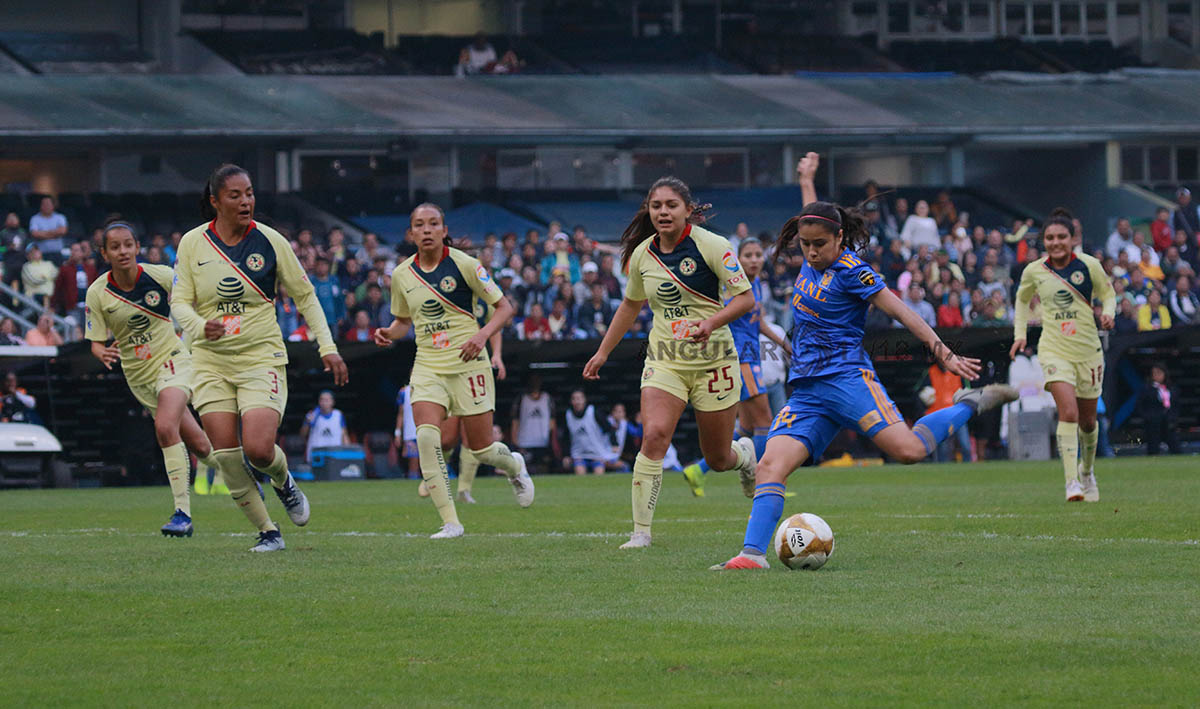 América recibió a los Tigres en la Gran final Femenil del Apertura 2018