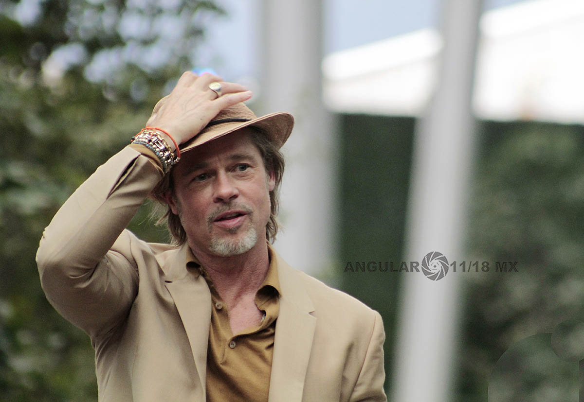 Brad Pitt promociona  en México su nueva Película “Once Upon a time… in Hollywood”