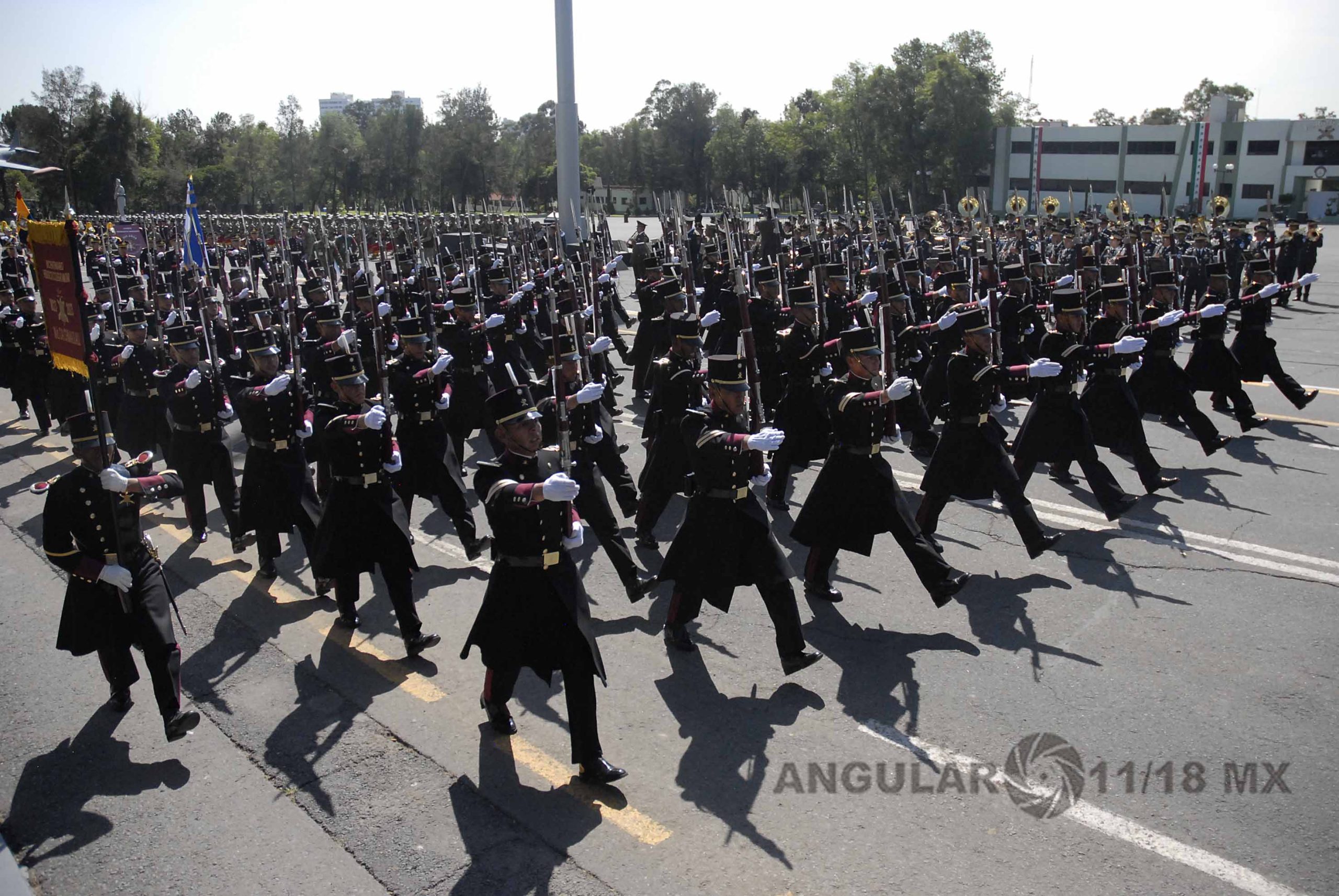 Practica General de la Columna del Desfile Militar del 16 de septiembre