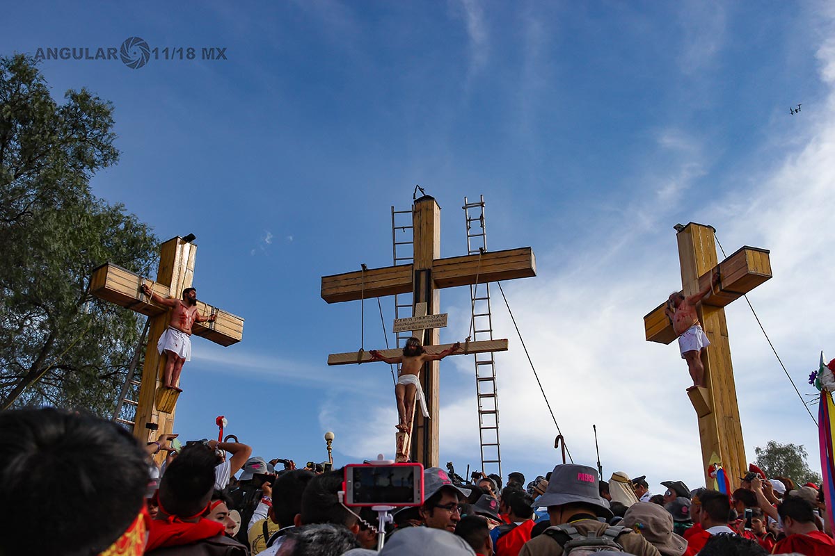 La delegación Iztapalapa vivió la 173 representación de la semana santa.