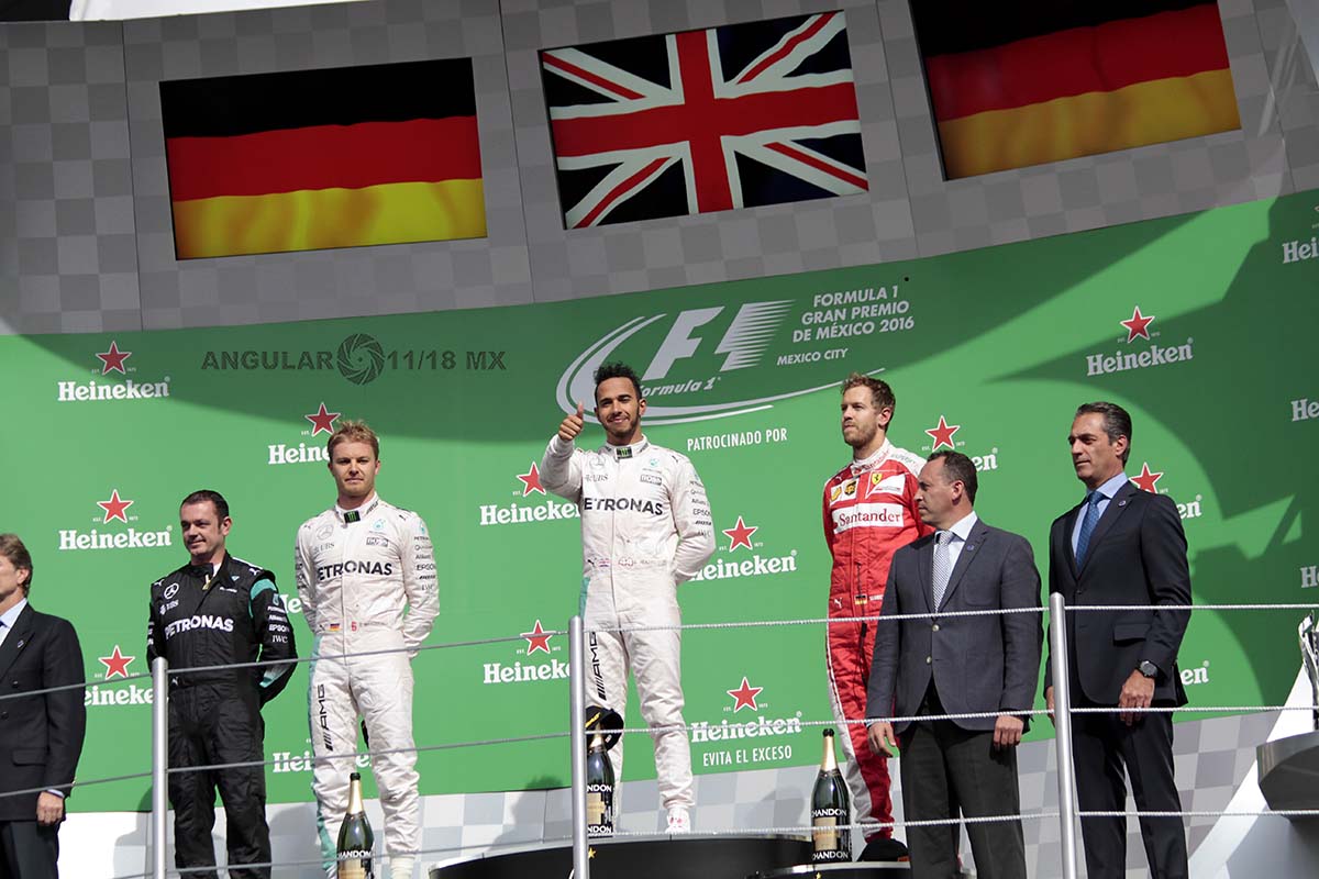 Lewis Hamilton, Gana el  GP de México de Fórmula 1, 2016