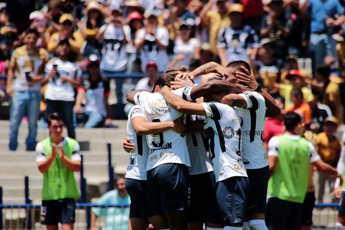 Pumas se lleva la victoria ante Lobos BUAP  por 2-0 en la jornada 4 del torneo apertura de la Liga MX  2017.