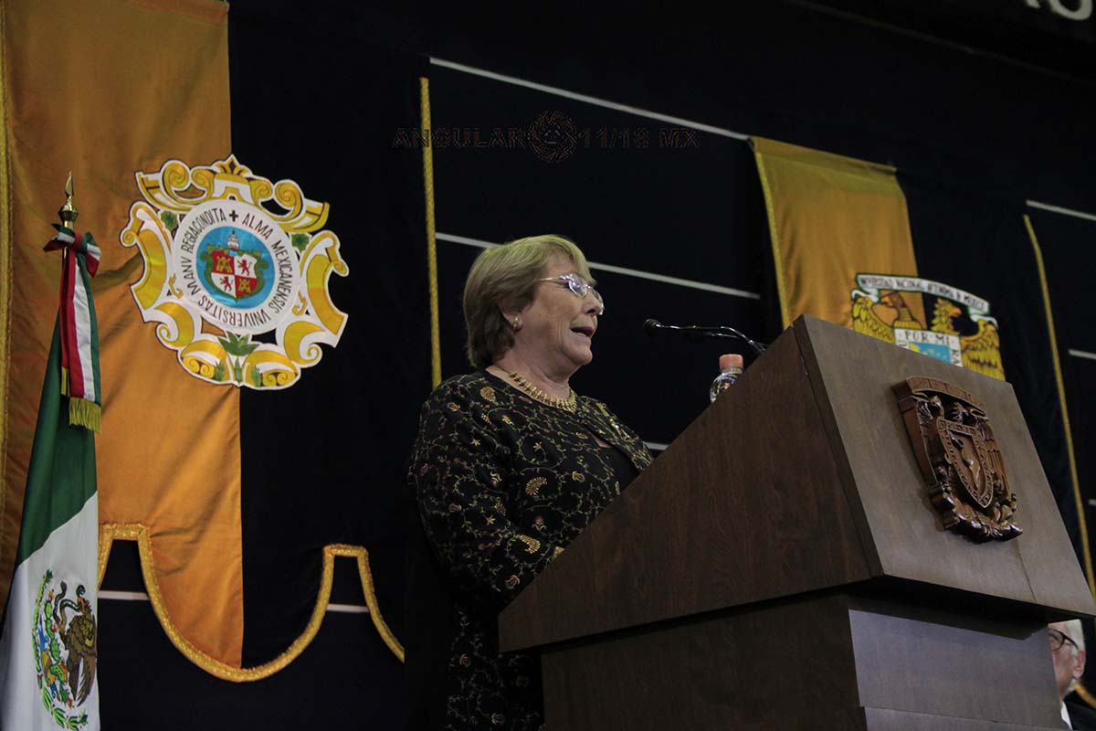 Michelle Bachelet, Ex Presidenta de Chile, en la U.N.A.M