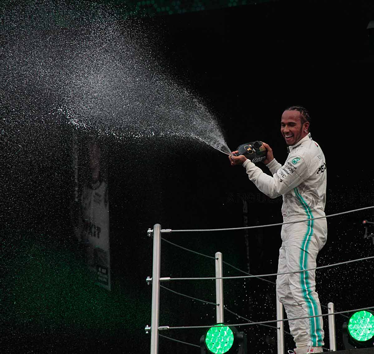 Lewis Hamilton Campeón del Gran Premio de México 2019 de Formula 1.