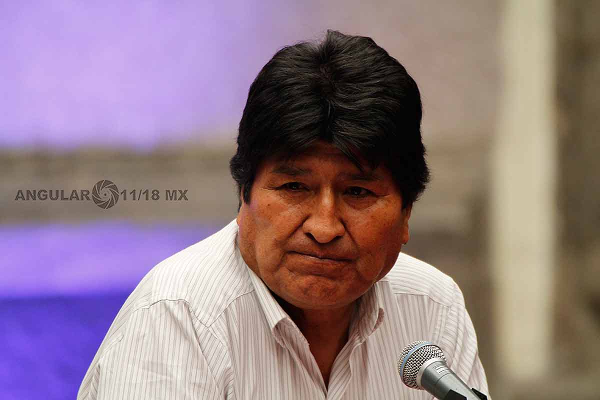 Evo Morales en Conferencia de Prensa en la Ciudad de México