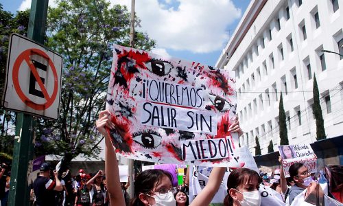 Marcha por el Esclarecimiento del Caso Debanhi Escobar, CDMX