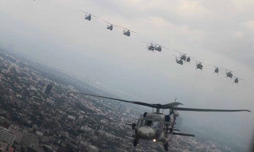 Parada Aérea Militar Conmemorativa al 212 Aniversario de la Independencia de México 2022