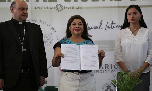Firma del Compromiso por la Paz de Candidatos a la Jefatura de Gobierno de la CDMX 2024