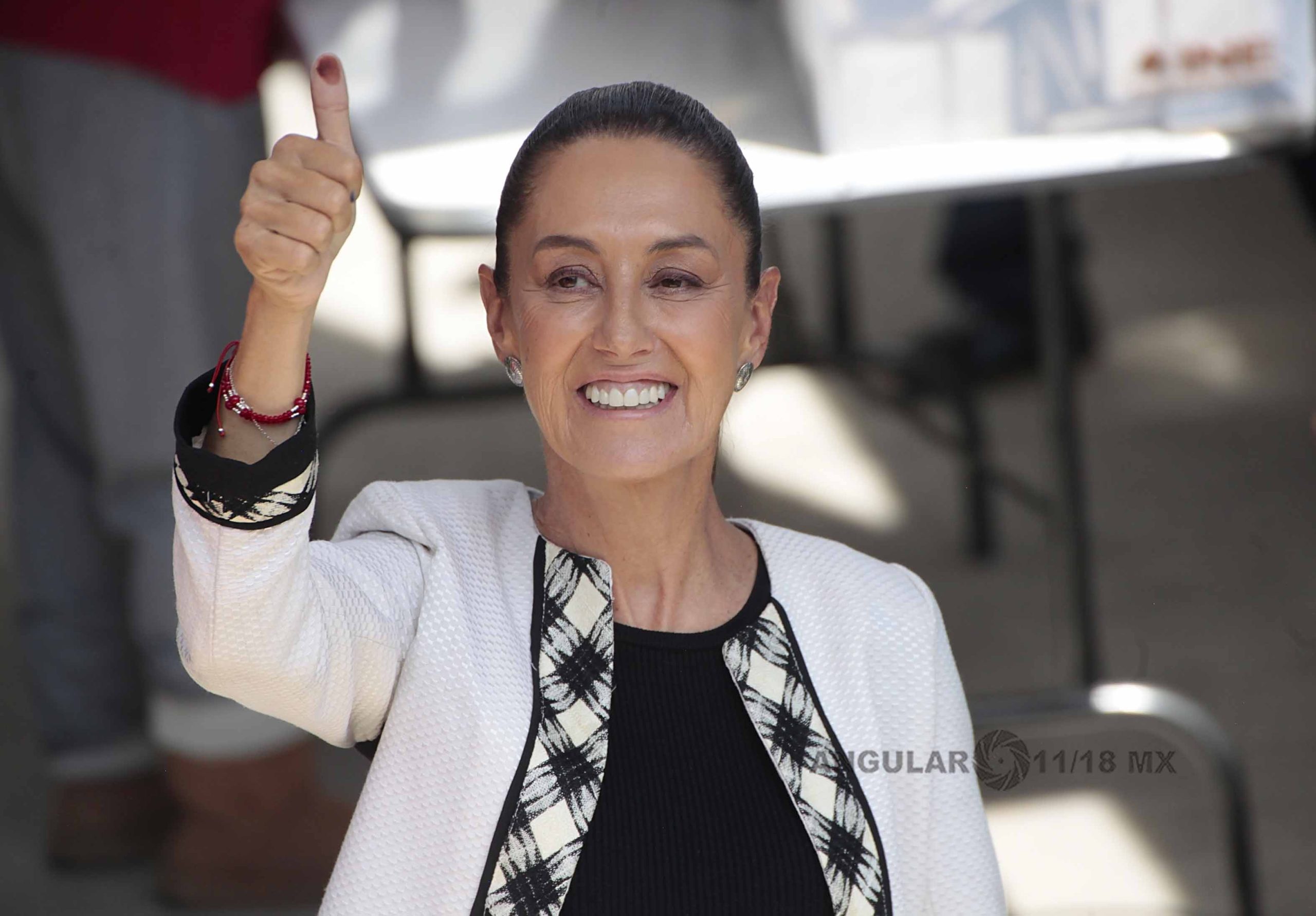 Claudia Sheinbaum Pardo Candidata a la Presidencia de México Vota en la Alcaldía Tlalpan