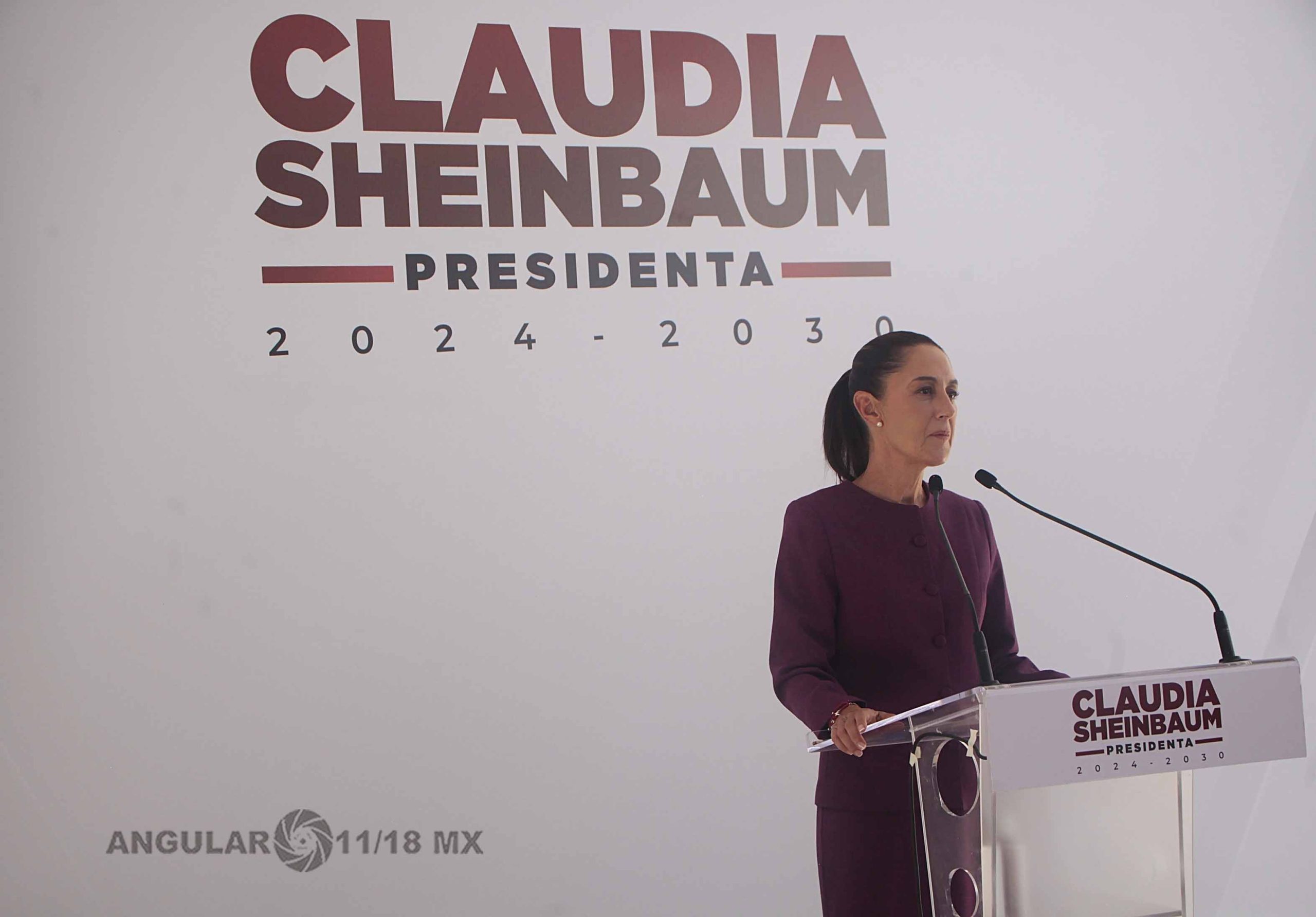 Claudia Sheinbaum Pardo virtual presidenta  de México se reúne con comitiva estadounidense