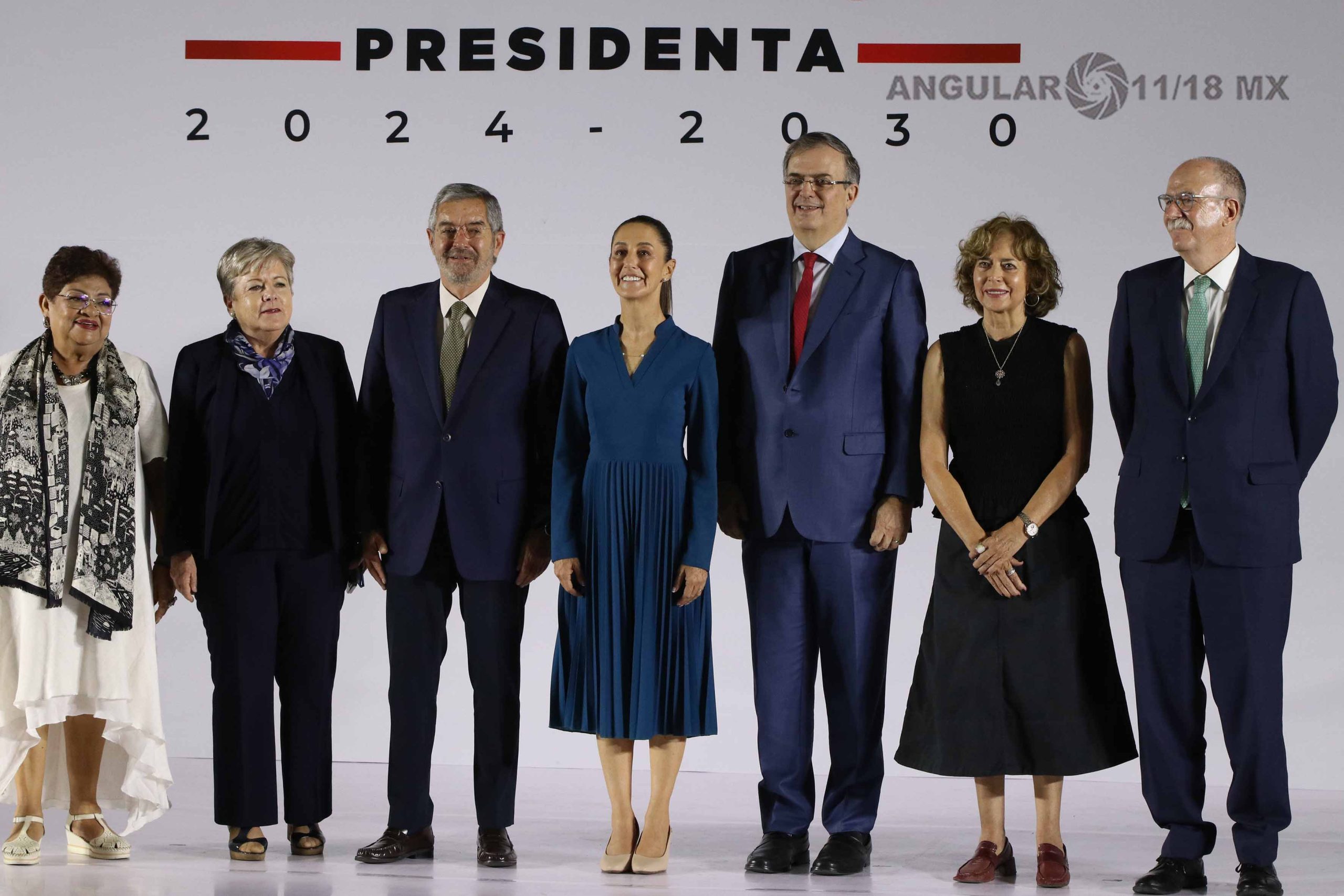Claudia Sheinbaum virtual presidenta de  México presentó su nuevo Gabinete