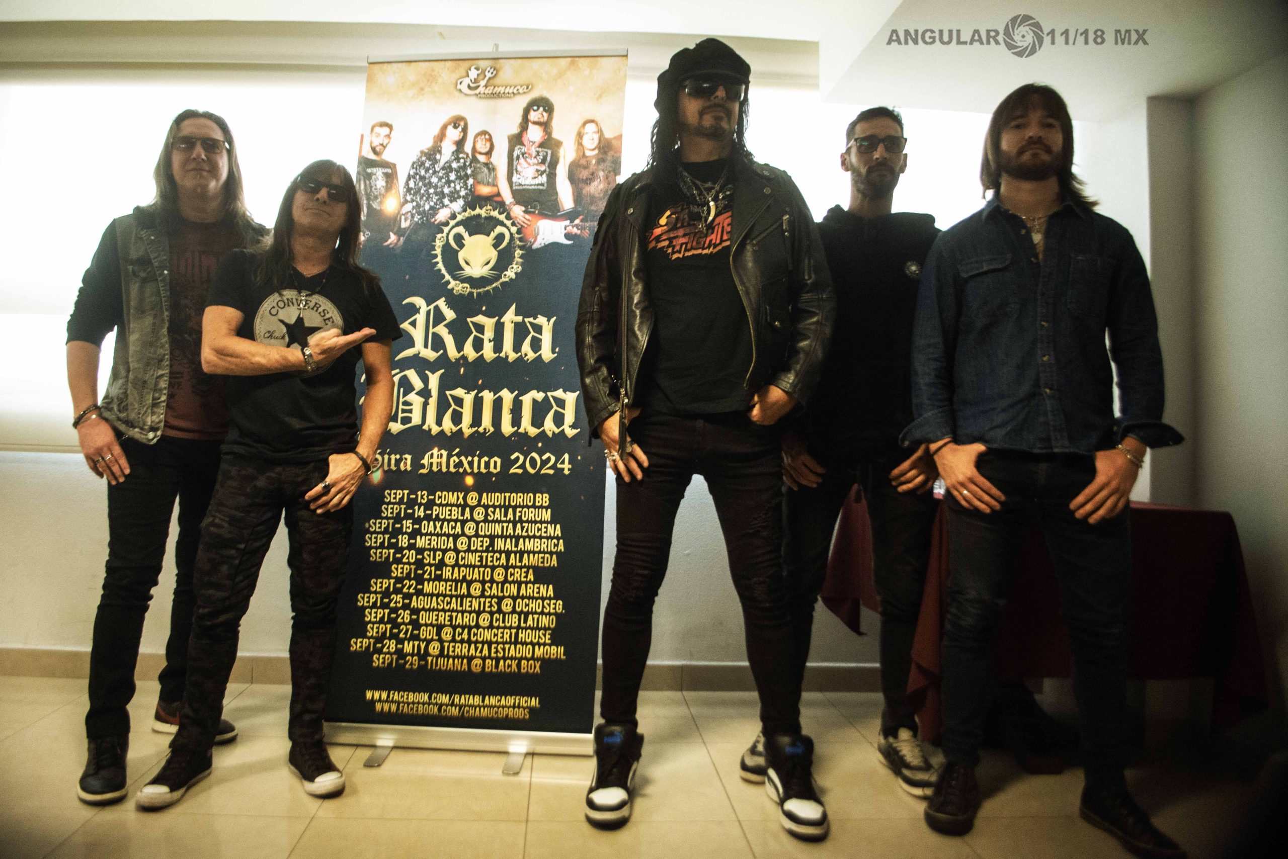 Rata Blanca de Gira en México