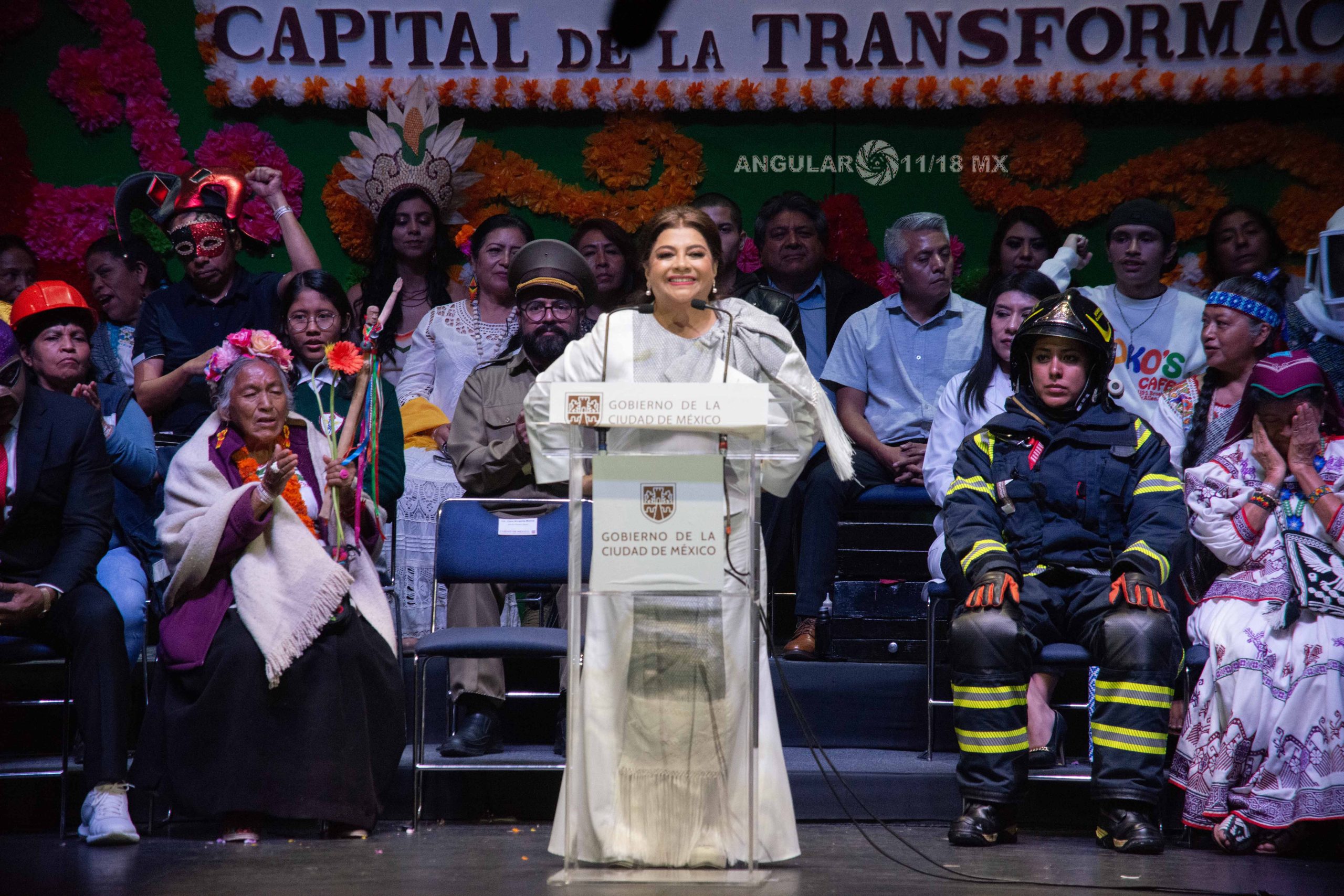 Celebración de la Nueva Jefa de Gobierno Clara Brugada.