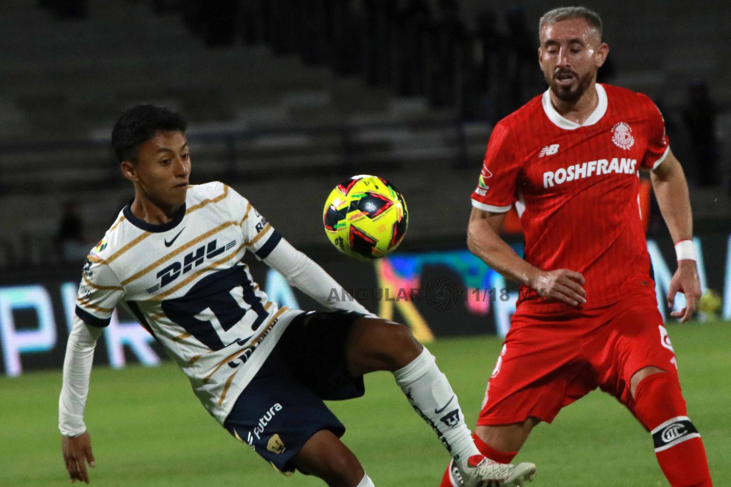 Pumas vs Toluca igualan por la mínima