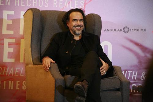 El Director de cine Alejandro Gonzales Iñarritu en conferencia de prensa en la ciudad de México