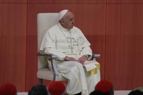 Ciudad de México 13/Febrero/2016. El Papa Francisco en su primer día de trabajo, se reunió esta mañana en Palacio Nacional con el presidente de los Estados Unidos Mexicanos el Lic. Enrique Peña Nieto, y con Jefes de Estado. El Jefe de Estado de la Ci