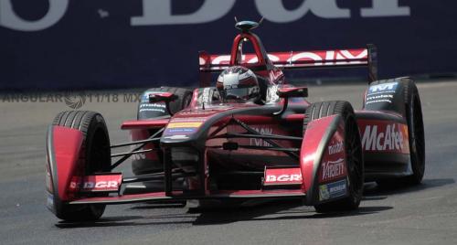 escuderia Dragon raicing de Formula E piloto Jerome D'Ambrosio campeón del gran premio de la ciudad de México 1